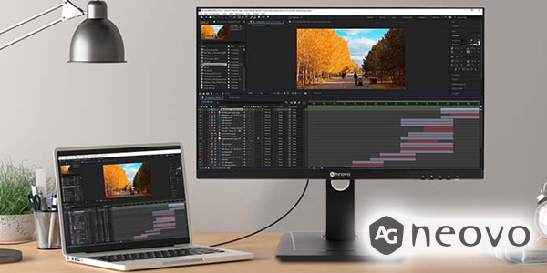 AG NEOVO stellt neue USB-C Monitore für produktive Arbeitsplätze im Büro oder Home-Office vor