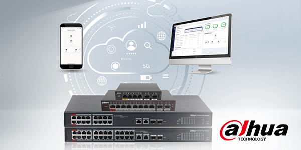 Dahua bietet neue Switches die über die DoLynk Care-Cloud-Plattform verwaltet werden können
