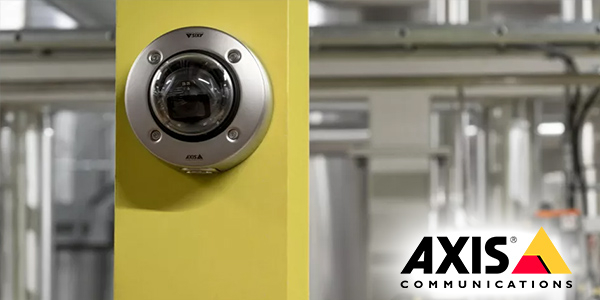Axis Dome Kamera mit 8 MP aus rostfreiem Edelstahl für hochwertige Videobilder in anspruchsvollen Umgebungen