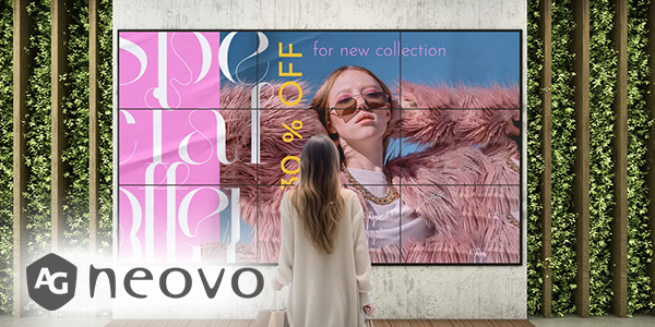 AG Neovo führt mit dem PN-46D2 ein neues 46-Zoll Ultra Narrow-Display für Video Walls ein