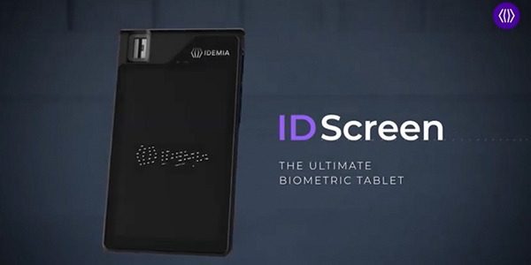 Zutrittskontrolle: IDEMIA ID Screen NON IRIS Tablet erkennt Ausweise digital