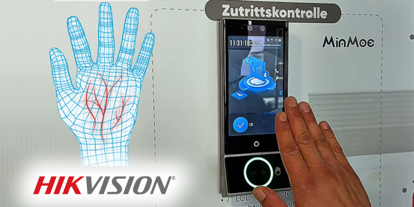 Hikvision: Biometrische Zutrittskontrolle mit Venenscanner – Sicherheit auf einem neuen Level