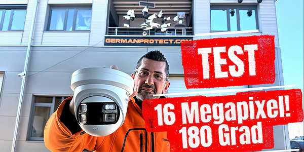 Überwachungskamera Test 2026: Neue 16 Megapixel 4K UHD 180° Panoramakamera 