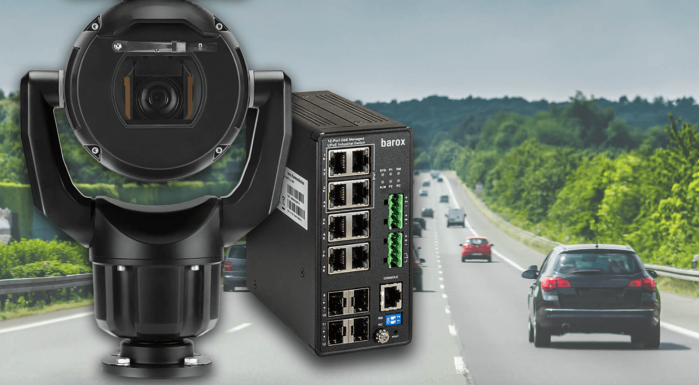 Bosch setzt auf PoE Switches von barox