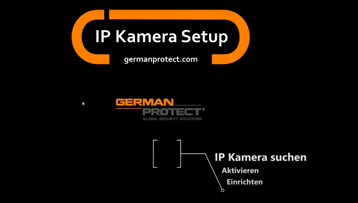 Wie richte ich eine IP Kamera richtig ein?