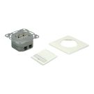 VALUE Dose - Anschlussdose, Unterputz - RJ-45 X 2 - weiß
