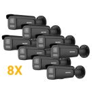Hikvision Kameraset K8 mit 8x Bullet Kamera  4MP schwarz
