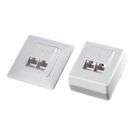 Rotronic Value - Installationskasten Netzwerkoberfläche - Wand montierbar - RJ-45 X 2 - weiß
