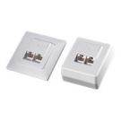Rotronic Value - Unterputzkasten - RJ-45 X 2 - weiß