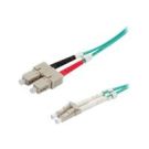 VALUE - Patch-Kabel - LC Multi-Mode (M) bis SC multi-mode (M) - 2 m - Glasfaser - 50/125 Mikrometer