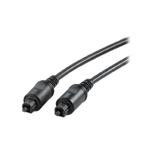 Roline - Digitales Audio-Kabel (optisch) - TOSLINK (M) bis TOSLINK (M) - 3 m - Glasfaser - Schwarz