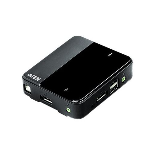 ATEN CS782DP - KVM-/Audio-/USB-Switch - USB - 2 x KVM/Audio/USB - 1 lokaler Benutzer - Desktop