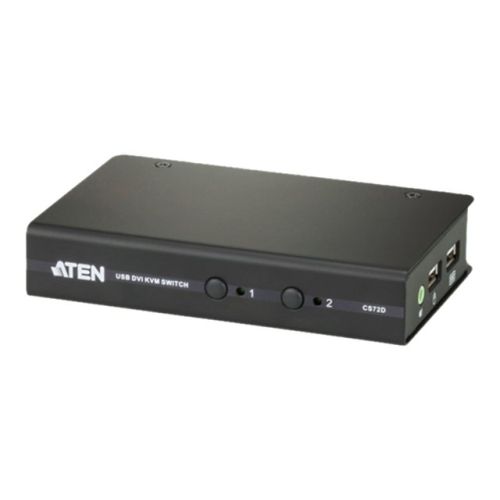 ATEN CS72D - KVM-/Audio-Switch - USB - 2 x KVM/Audio - 1 lokaler Benutzer - Desktop