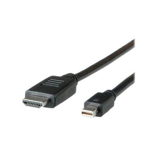 Roline - Videokabel - DisplayPort / HDMI - HDMI (M) bis Mini DisplayPort (M) - 2 m - abgeschirmt