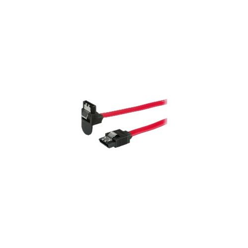 Roline - SATA-Kabel - Serial ATA 150/300/600 - SATA (W) bis SATA (W) - 1 m - 90° Stecker, eingerastet