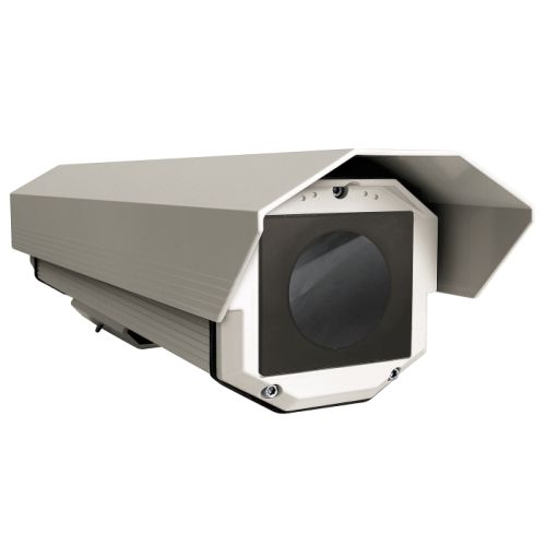 Videotec HTG37K2A000 Wetterschutzgehäuse, 365mm, Sonnenschutzdach, Heizung 24V, für Wärmebildkamera