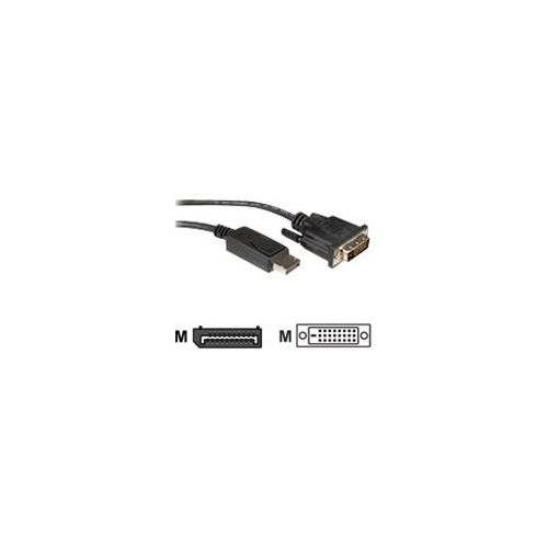 Roline - Videokabel - DisplayPort (M) bis DVI-D (M) - 2 m - Schwarz
