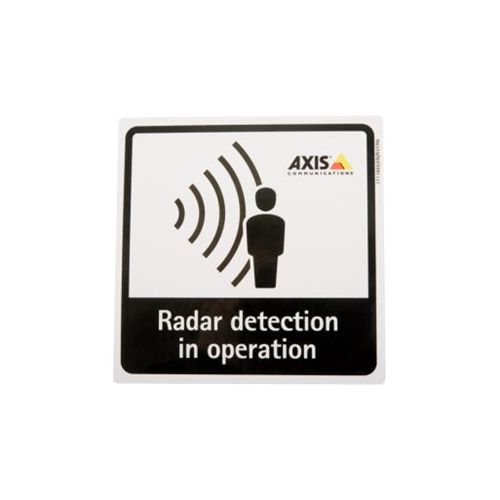 AXIS Radarüberwachungs Aufkleber 10P