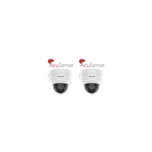 HIKVISION Kamera-Set 2x IP Dome Überwachungskamera DS-2CD2746G2-IZS(2.8-12mm)(C)