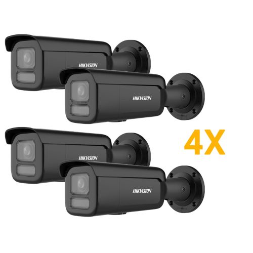 Hikvision Kameraset K6 mit 4x Bullet Kamera  4MP schwarz