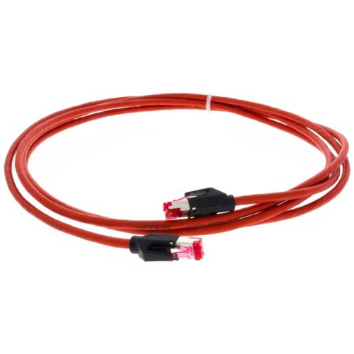 Jetrics jetcat7-industry-20 S/FTP Cat 7 Patchkabel, PUR, 20m, rot