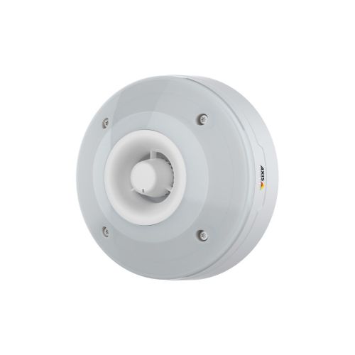 AXIS D4100-E Netzwerk Alarmsirene, 110dB, RGB-LEDs mit Lichtmustern, SIP, IP66, IK10, PoE