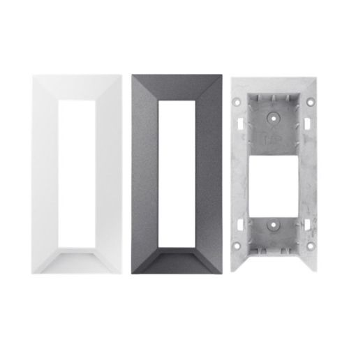 Hanwha Techwin SHS-165F Unterputzgehäuse, mit Abdeckung weiß und dunkelgrau, für TID-600R