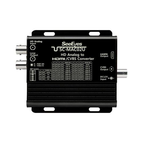 SeeEyes SC-MAC02U Medienkonverter HD Analog nach HDMI