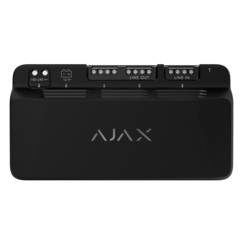 Ajax Superior LineSupply (45 W) Fibra Schwarz