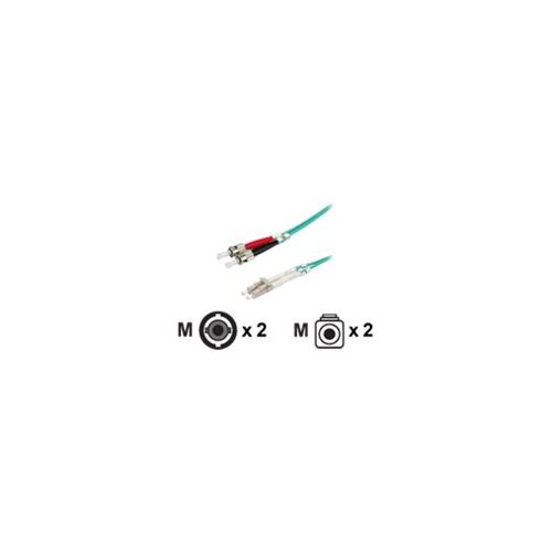 Roline LWL - Patch-Kabel - LC Multi-Mode (M) bis ST multi-mode (M) - 2 m - Glasfaser - 50/125 Mikrometer