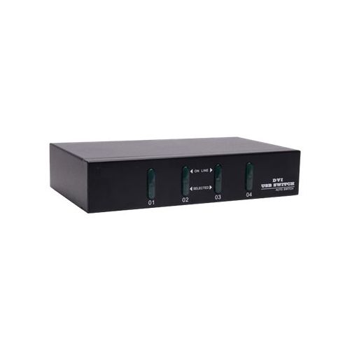 VALUE - KVM-/Audio-/USB-Switch - 4 x KVM/Audio/USB - 1 lokaler Benutzer - Desktop