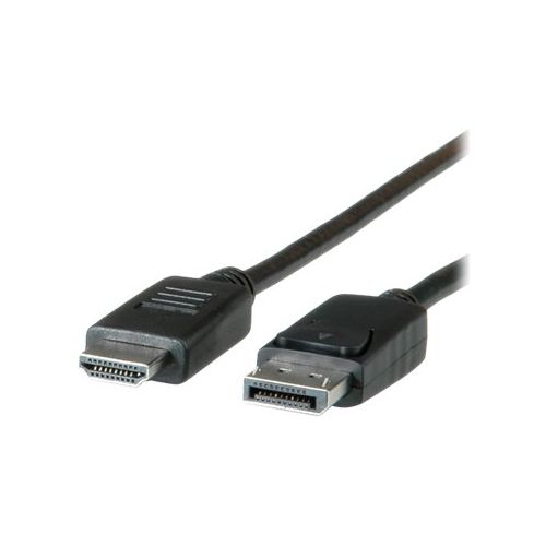 Roline - Videokabel - DisplayPort / HDMI - HDMI (M) bis DisplayPort (M) - 1 m - abgeschirmt