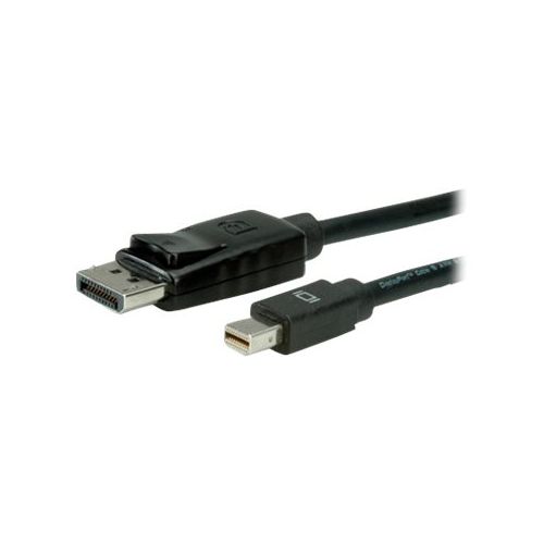VALUE - DisplayPort-Kabel - Mini DisplayPort (M) bis DisplayPort (M) - 2 m - eingerastet - Schwarz