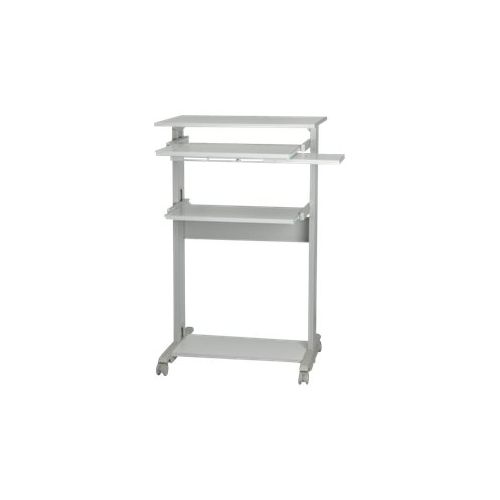 ROLINE - Wagen für Personal-Computer - Kunststoff, Metall - Grau, weiß, Hellgrau