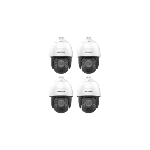 HIKVISION Überwachungskamera Set mit 4x IP PTZ Kamera DS-2DE7A232IW-AEB(T5)