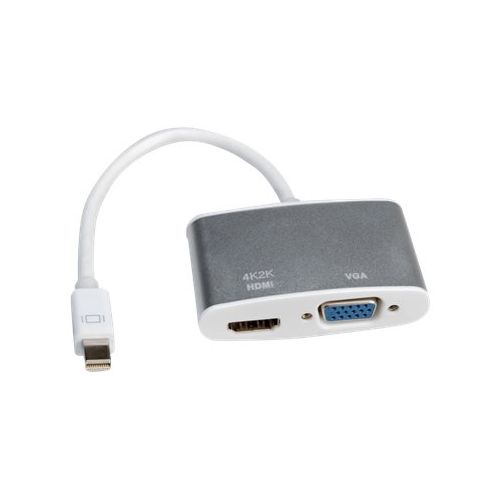 Roline - Videokonverter - HDMI / VGA - HDMI, DisplayPort, VGA - Silber
