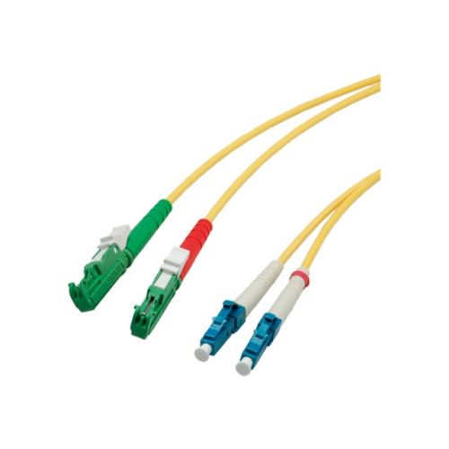Rotronic-ROLINE- Netzwerkkabel - LC Einzelmodus (M) bis E2000/APC Einzelmodus (M) - 2 m - Glasfaser - 9 / 125 Mikron