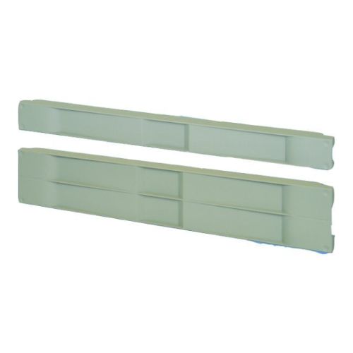 Schroff - Rackpaneel - Vorderseite - RAL 7035, Stone Grey - 2U - 48.3 cm (19