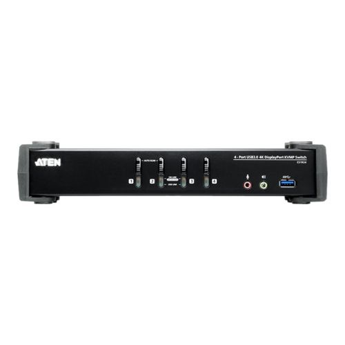 ATEN CS1924 KVMP Switch - KVM-/Audio-/USB-Switch - USB - 2 x KVM/Audio/USB - 1 lokaler Benutzer - Desktop