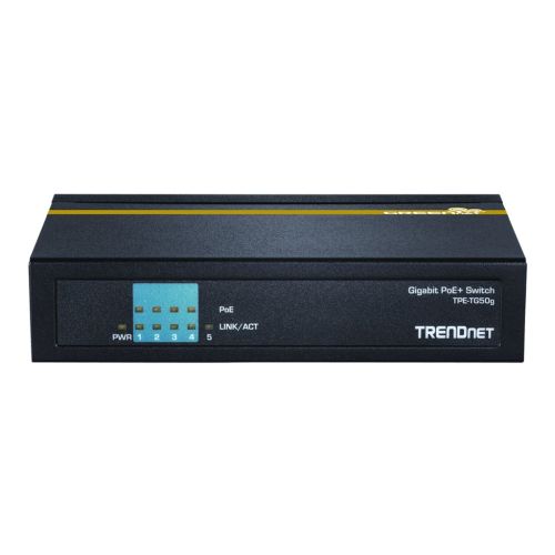 TRENDnet TPE-TG50g 5-Port Gigabit PoE+ Switch