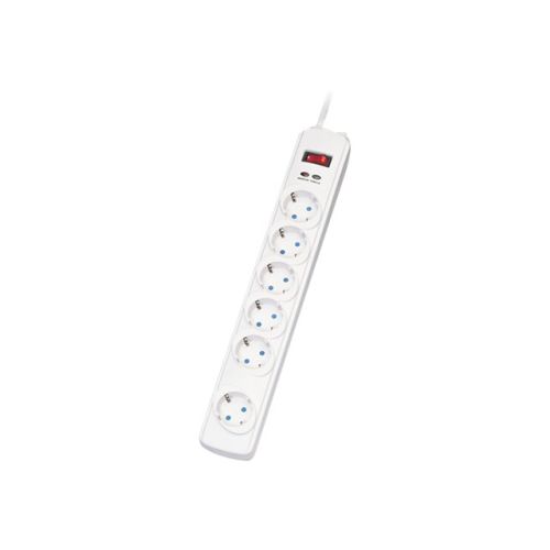 ROLINE SurgeSecure - Verlängerungsschnur - Wechselstrom 230 V - 2300 Watt - Ausgangsbuchsen: 6 - 1.8 m