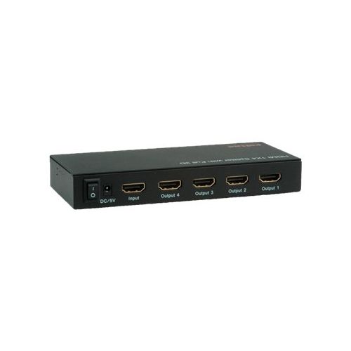 ROLINE HDMI Splitter - Video-Verteiler - 4 x HDMI