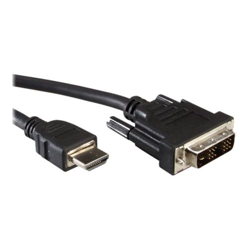 VALUE - Videokabel - HDMI (M) bis DVI-D (M) - 10 m - abgeschirmt - Schwarz