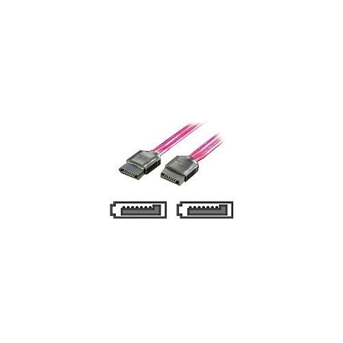 Roline - SATA-Kabel - Serial ATA 150/300 - SATA (W) bis SATA (W) - 1 m - Rot