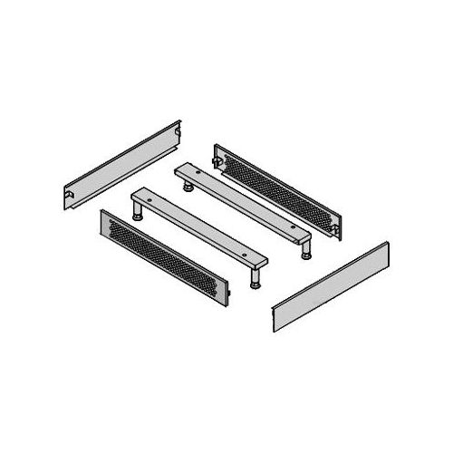 Schroff VARISTAR - Rack-Basis und Sockel (belüftet) - RAL 7021 (Packung mit 2)