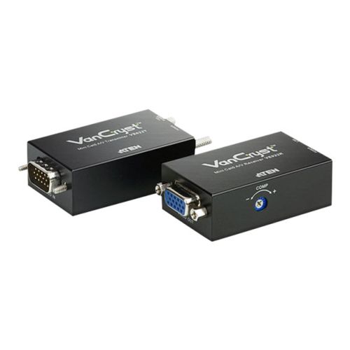 ATEN VanCryst VE022 Mini Cat 5 A/V Extender (Transmitter and Receiver units) - Erweiterung für Video/Audio - bis zu 150 m