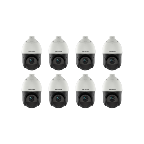 HIKVISION Überwachungskamera Set mit 8x IP PTZ Kamera DS-2DE4425IW-DE(T5)