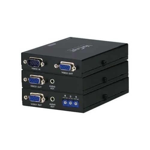 ATEN VanCryst VE170Q Cat 5 Audio/Video Extender Transmitter and Receiver with Deskew Units - Erweiterung für Video/Audio - bis zu 300 m