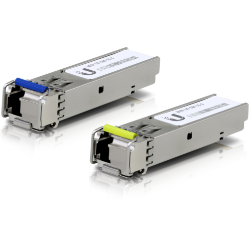 Ubiquiti U Fiber Single-Mode - SFP (Mini-GBIC)-Transceiver-Modul - GigE - 1000Base-BiDi (Packung mit 2)