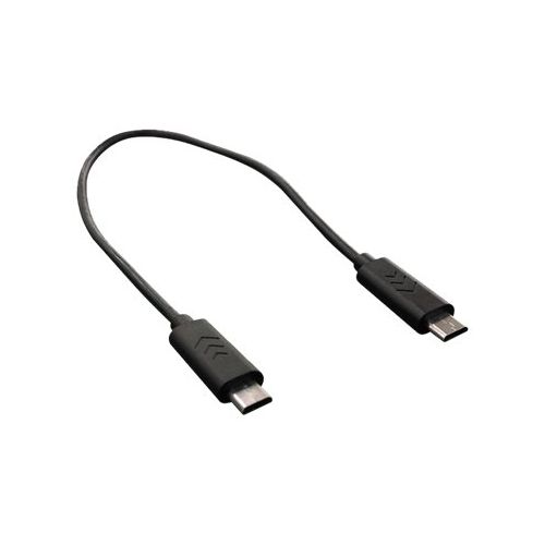 Roline - USB-Kabel - Mikro-USB Typ B (nur Strom) (M) bis Mikro-USB Typ B (nur Strom) (M) - USB 2.0 - 30 cm - Schwarz